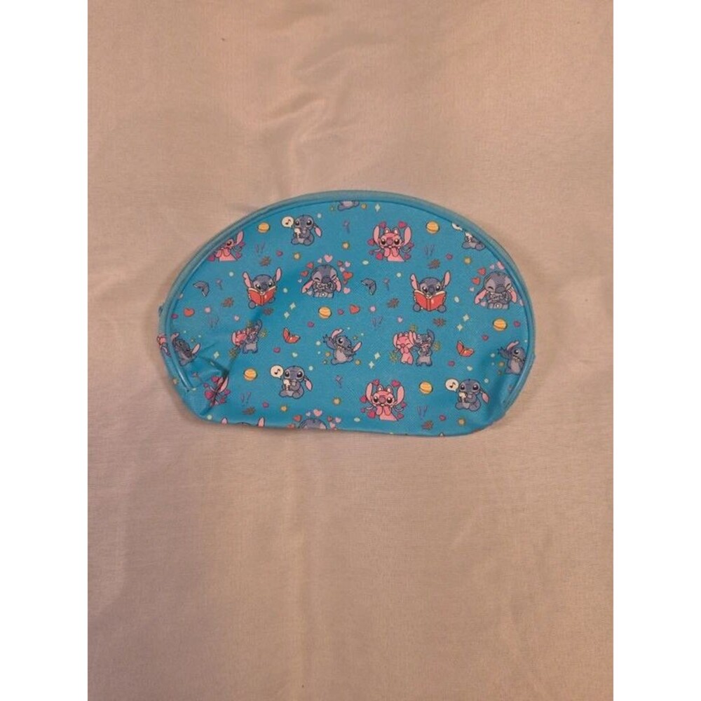 Blue Zip Makeup Bag Cosmetic